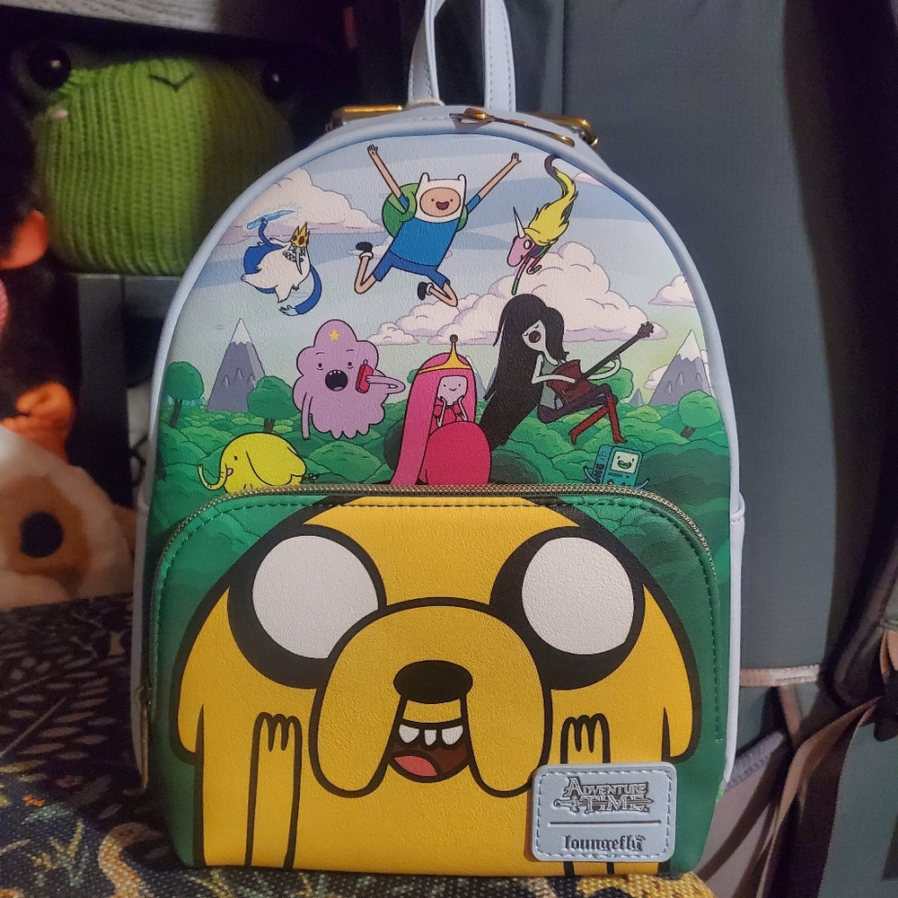 BNWT Loungefly Adventure Time Themed Backpack
